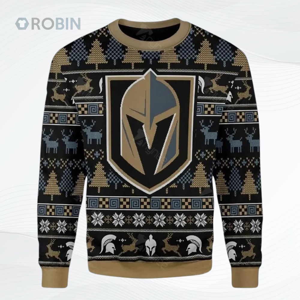 Gearhomies Unisex Spartan Army Ugly Christmas Sweater Gearhomies Unisex Spartan Army Ugly Christmas Sweater