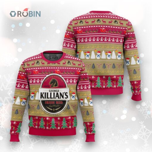 George Killian’s Irish Red 3D Christmas Sweater