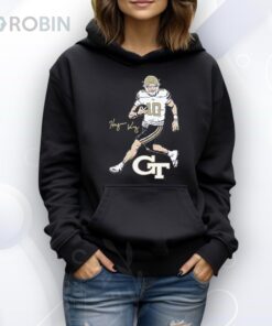 Georgia Tech Football Haynes King Superstar Pose Shirt