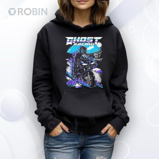 Ghost Racing Don’t Get Caught GR Club Track Motor Flames Shirt