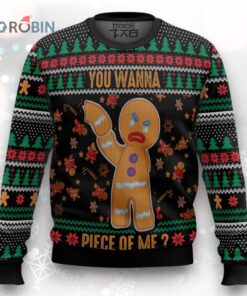 Gingerbread Man Ugly Christmas Sweater