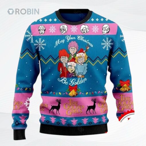 Golden Girls Christmas Holiday Ugly Christmas Sweater