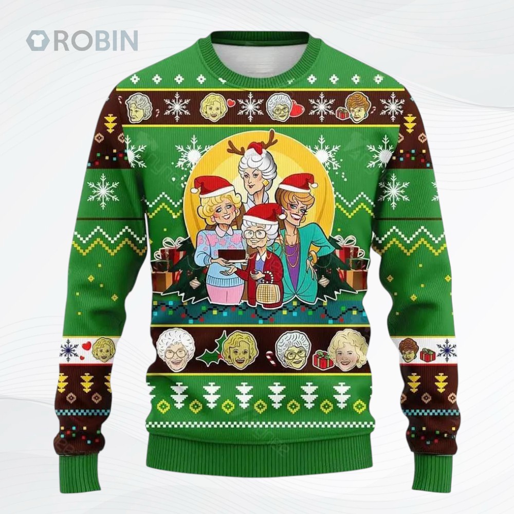 Golden Girls Funny Ugly Christmas Sweater
