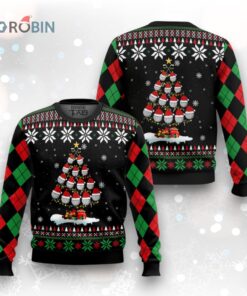 Golf Christmas Tree Snow Ugly Christmas Sweater