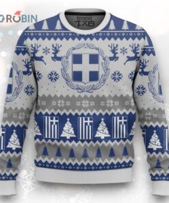 Greece Ugly Christmas Sweater Greece Ugly Christmas Sweater