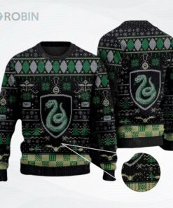 Green And Silver Snake Ugly Christmas Sweater, Sweatshirt