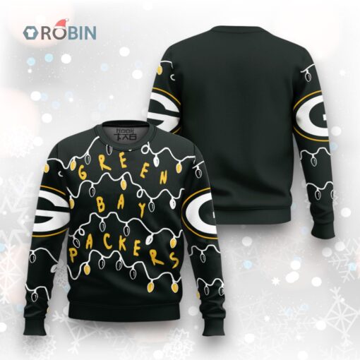 Green Bay Packers Lightup Christmas Limited Ugly Christmas Sweater   Narides