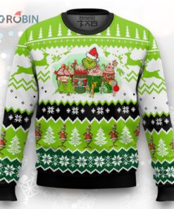Grinch Coffee Ugly Christmas Sweater