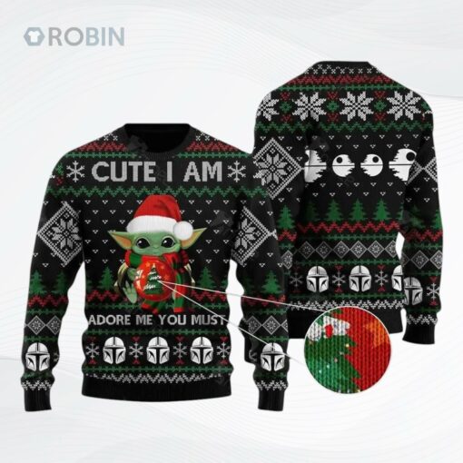Grogu The Baby Yoda Star Wars Ugly Christmas Sweater, Sweatshirt