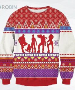Guardians Of The Christmas Galaxy Marvel Ugly Christmas Sweater