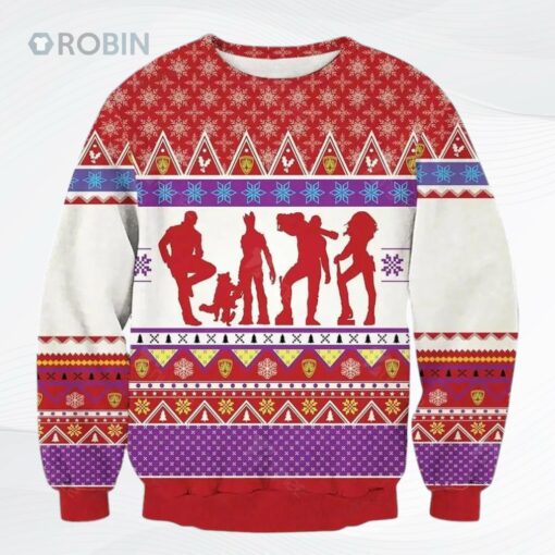 Guardians Of The Christmas Galaxy Marvel Ugly Christmas Sweater