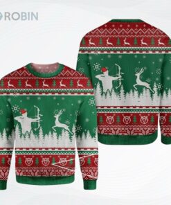 Happy Christmas Deer Hunting Ugly Christmas Sweater