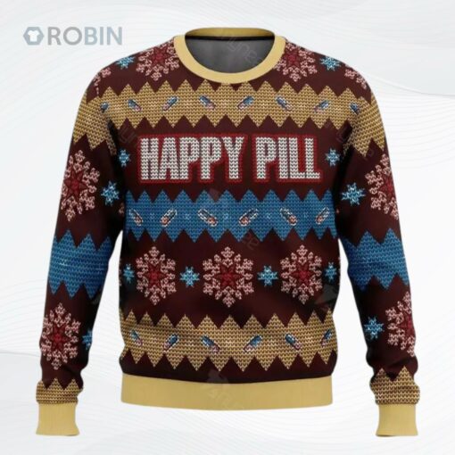 Happy Pill Ugly Christmas Sweater