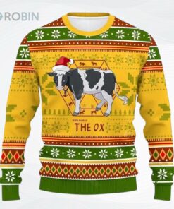 Haru The Ox Ugly Christmas Sweater, Sweatshirt