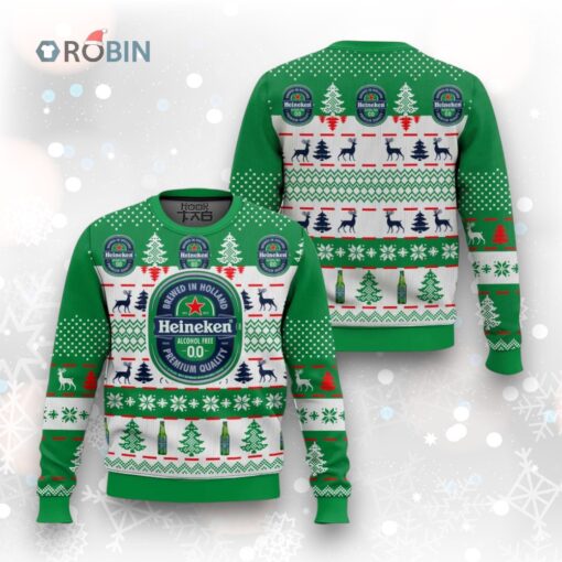 Heineken Zero Ugly Christmas Sweater