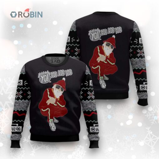 Hip hop Santa Christmas Ugly Christmas Sweater