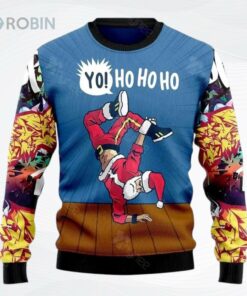 Hiphop Santa Ugly Christmas Sweater, Sweatshirt Hiphop Santa Ugly Christmas Sweater, Sweatshirt