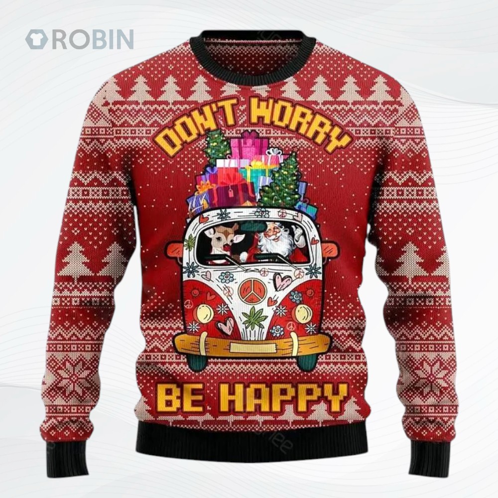 Hippie Car Best Gift For Hippie Lovers Ugly Christmas Sweater, Sweatshirt Hippie Car Best Gift For Hippie Lovers Ugly Christmas Sweater, Sweatshirt