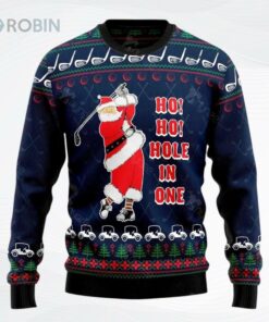 Ho Ho Hole In One Ugly Christmas Sweater, Sweatshirt