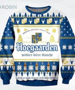 Hoegaarden Witbier Biere Blanche Ugly Christmas Sweater