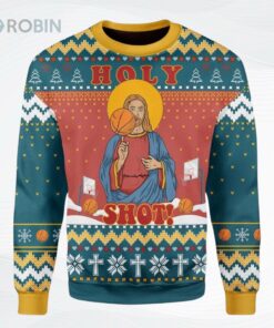 Holy Shot Ugly Christmas Sweater