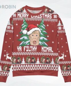 Home Alone Merry Christmas Ya Filthy Nimal All Over Printed Ugly Christmas Sweater