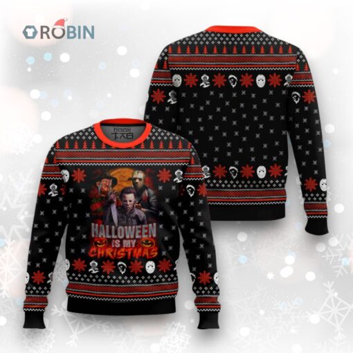 Horror Hallowen Ugly Christmas Sweater