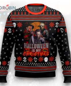 Horror Hallowen Ugly Christmas Sweater