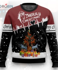 Horse Christmas Tree Ugly Christmas Sweater