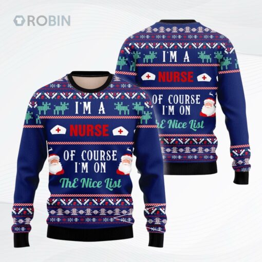 I Am A Nurse Ugly Christmas Sweater