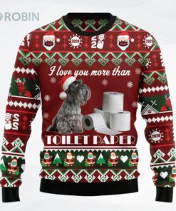 I Love You More Than Toilet Paper Christmas Ugly Christmas Sweater