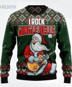 I Rock Jingle Bells Ugly Christmas Sweater, Sweatshirt