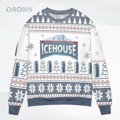 Ice House Logo Christmas Ugly Christmas Sweater, Sweatshirt