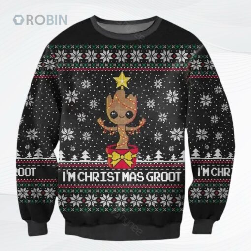 Im Christmas Groot Ugly Christmas Sweater, Sweatshirt