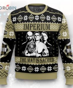 Imperium The Mat Is Sacred Gunther Ugly Christmas Sweater