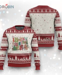 In My Xmas Era Ugly Christmas Sweater Cute Groovy Holiday