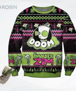 Invader Zim Doom Ugly Christmas Sweater Invader Zim Doom Ugly Christmas Sweater
