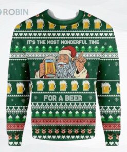 It Is The Most Wonderful Occasion For A Beer Ugly Christmas Sweater, Sweatshirt
