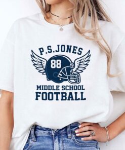 Jack O’Neal Tribute Wear P.S. Jones Middle School Football Shirt Jack O’Neal Tribute Wear P.S. Jones Middle School Football Shirt
