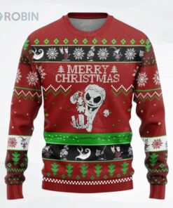 Jack Skellington All Over Printed Ugly Christmas Sweater, Sweatshirt Jack Skellington All Over Printed Ugly Christmas Sweater, Sweatshirt