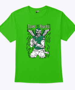 Jalen Hurts Love Hurts Philadelphia Eagles Phillies Unisex Shirt