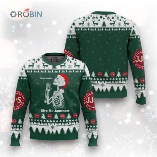 Jameson Please Santa Ugly Christmas Sweater
