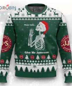 Jameson Please Santa Ugly Christmas Sweater