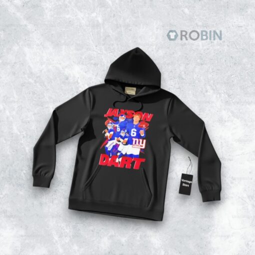 Jaxson Dart New York Giants Notorious Graphic Shirt