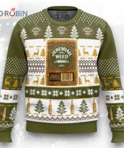 Jeremiah Weed Bourbon Ugly Christmas Sweater
