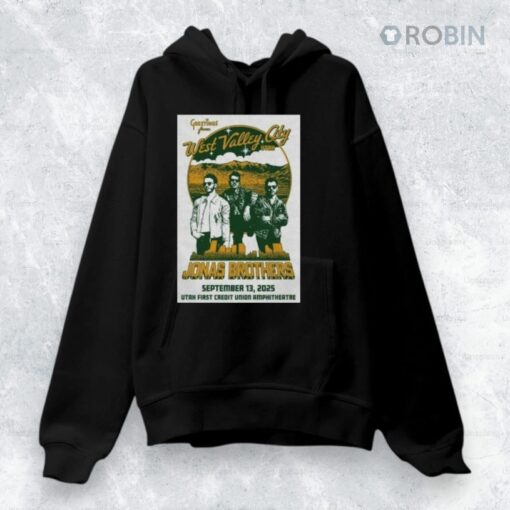 Jonas Brothers Utah First Credit Union Amphitheatre, West Valley City, Ut, Usa Tour September 13 2025 Poster Shirt