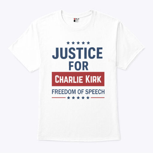 Justice For Charlie Kirk Freedom Of Speech Unisex Shirt