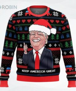 Keep America Great Ugly Christmas Sweater