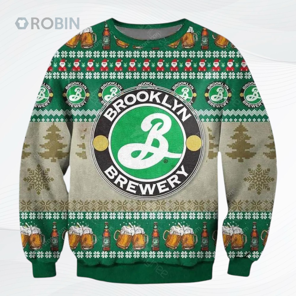 Knitting Pattern Brooklyn Brewery For Ugly Christmas Sweater, Sweatshirt Knitting Pattern Brooklyn Brewery For Ugly Christmas Sweater, Sweatshirt