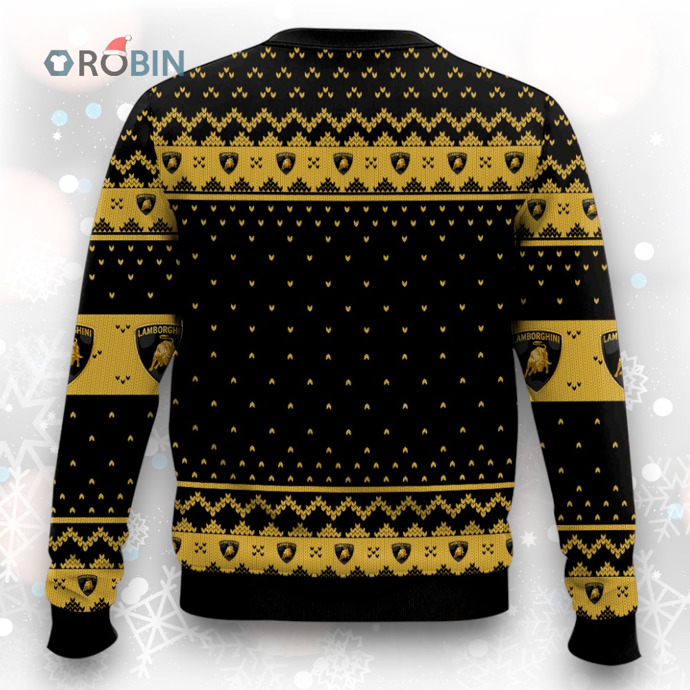 Lamborghini Ugly Christmas Sweater Lamborghini Ugly Christmas Sweater